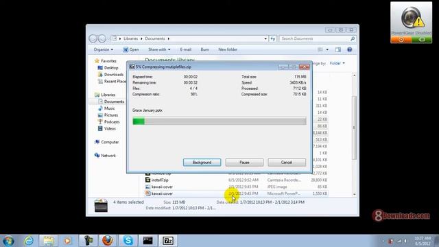 How to compress multiple files using 7-Zip смотреть онлайн