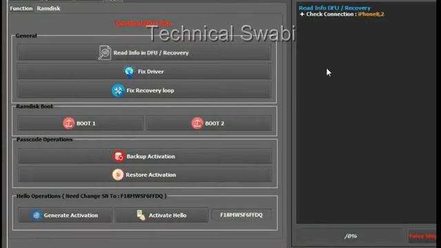 iOS15.6 Passcode Disabled windows Ramdisk Tool |Griffin Unlocker Tool for Passcode/Disabled iPhone| смотреть онлайн