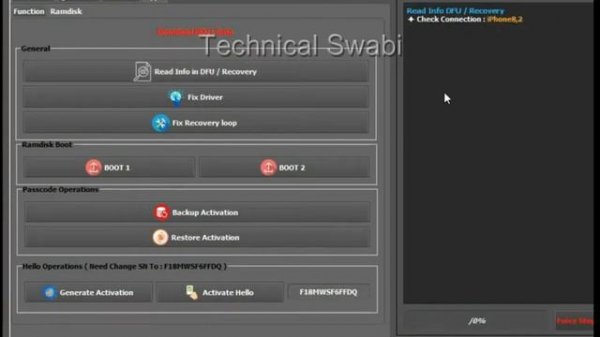 iOS15.6 Passcode Disabled windows Ramdisk Tool |Griffin Unlocker Tool for Passcode/Disabled iPhone|