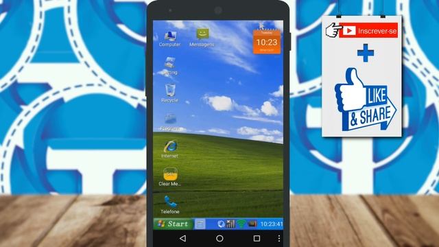 SAIU! Launcher emula Windows XP no ANDROID смотреть онлайн