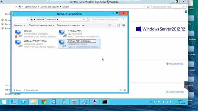 Windows Server 2012 R2 - Part 3 - Hyper-V WLAN, NAT смотреть онлайн
