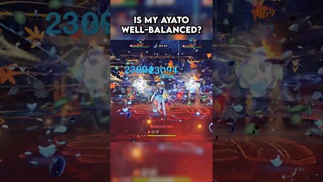 Is my Ayato balanced? #genshinimpact #原神 смотреть онлайн