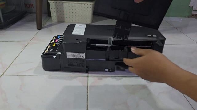 Unboxing & Self Test Print Printer Epson L121/L120