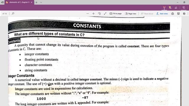 Elements of C language (Chapter 9) смотреть онлайн