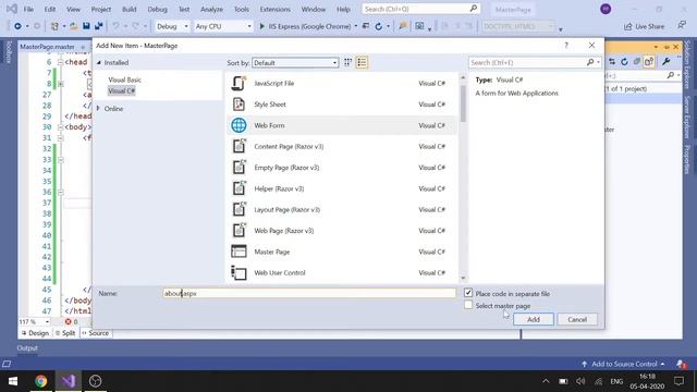 Practical 3 - Master Page & User Control смотреть онлайн
