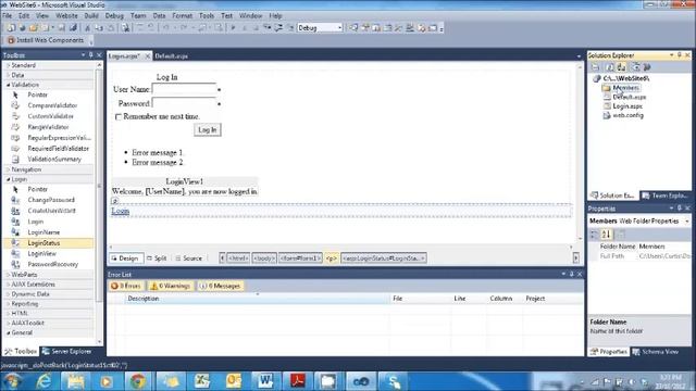 How to Make a Website using Visual Studio смотреть онлайн