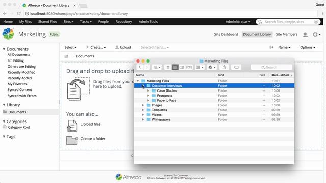 Alfresco Share смотреть онлайн