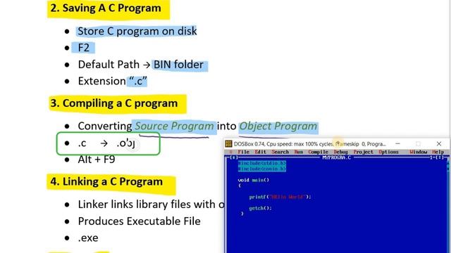 How to Create, Compile, Load, and Execute C Program| C Programming Tutorial for Beginners| Hindi смотреть онлайн