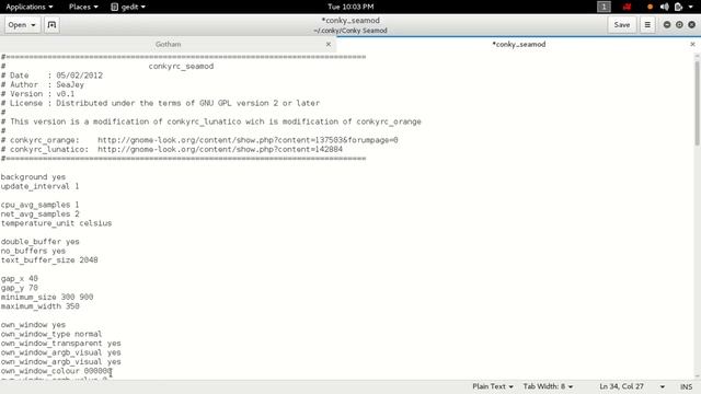 Conky manager Blurry fonts FIX?? смотреть онлайн