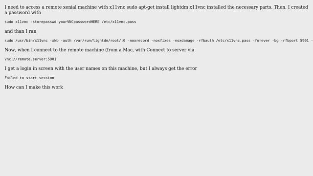 Ubuntu: x11vnc and lightdm on headless 16.04 смотреть онлайн