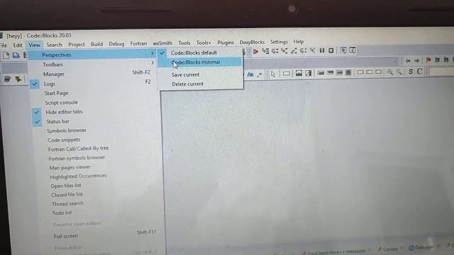 what do to when workspace is not visible in codeblocks смотреть онлайн