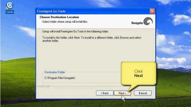 FreeAgent Go Installing FreeAgent Go Tools from a Windows XP computer смотреть онлайн