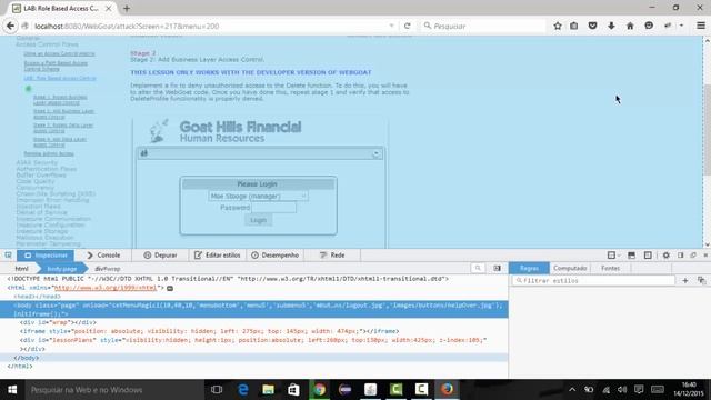 Lições do WebGoat смотреть онлайн