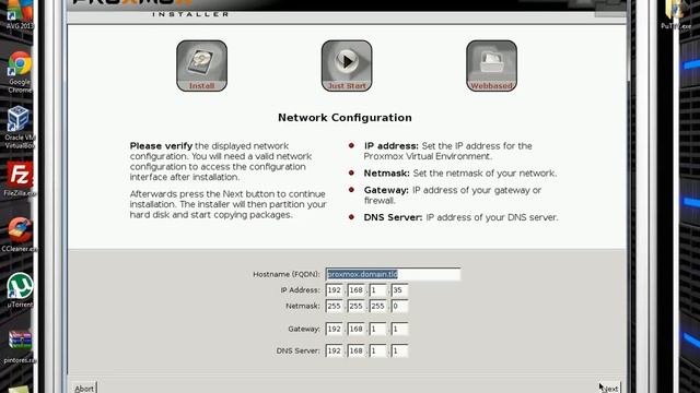 Proxmox 2.3 Installation смотреть онлайн