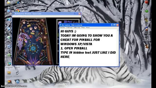 Pinball for Windows XP cheat смотреть онлайн