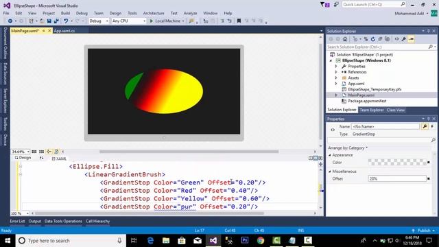 CREATING ELLIPSE SHAPE IN WINDOWS STORE APPS (URDU / HINDI) смотреть онлайн