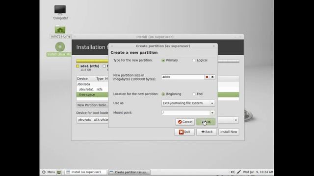 Dualboot Windows and Linux - simple manual install. смотреть онлайн