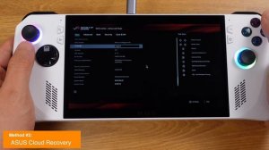 How to Factory Reset & Cloud Recovery ROG Ally  / Tutorial / Guide