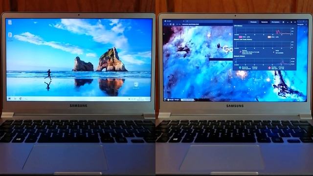 Windows vs Linux boot time, RAM usage, benchmark (in description) смотреть онлайн