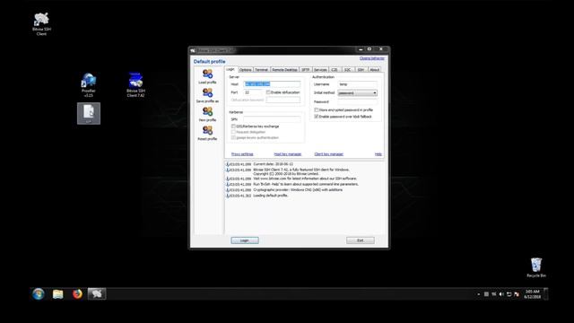 SSH Proxifier + Bitvise SSH Client