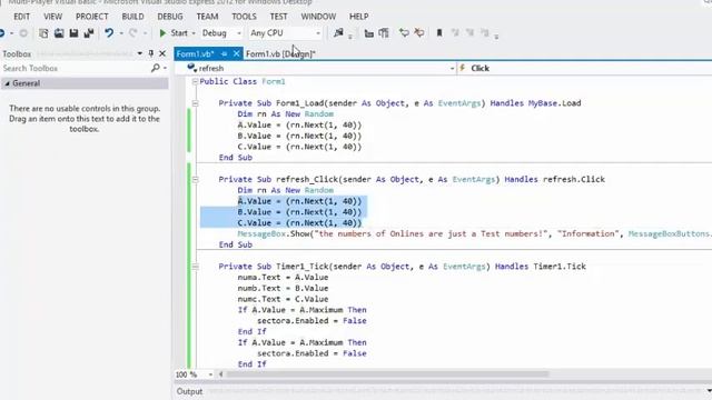 Test Lobby | Visual Basic смотреть онлайн
