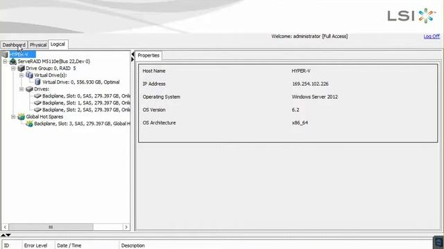 IBM ServeRaid add HDD and expand Raid 5 Part2 смотреть онлайн