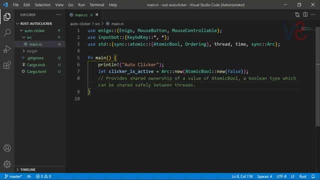 How to make a FAST Auto Clicker in RUST in just 28 lines of code! смотреть онлайн