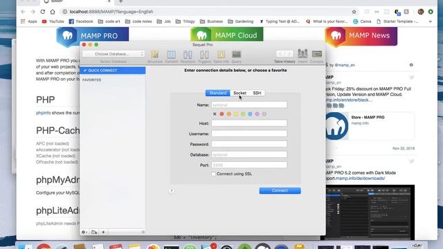 Mamp and Sequel Pro смотреть онлайн