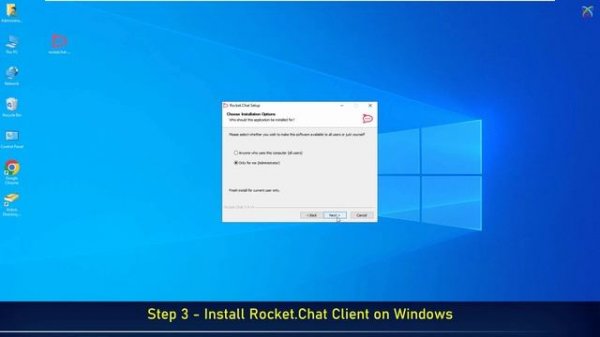Rocket.Chat - Install and Configure RocketChat Client on Windows