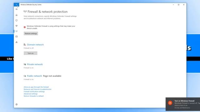 How To Disable Windows 10 Firewall Tutorial | Turn Firewall On or Off смотреть онлайн