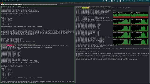 llama.cpp - Port of Facebook's LLaMA model in C/C++ смотреть онлайн