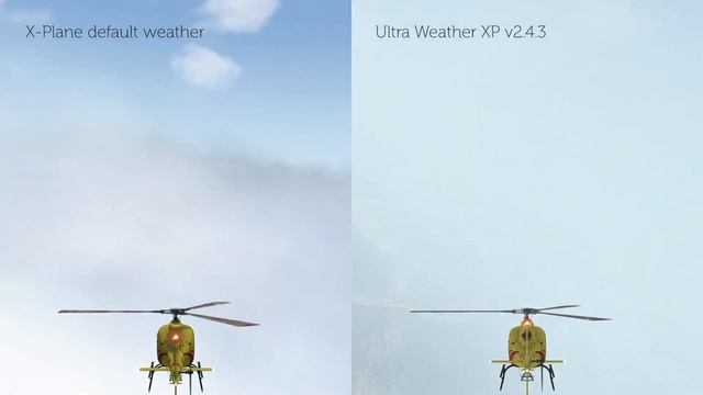 [X-Plane 11] Weather Comparison - default weather (skycolors and clouds) + UltraWeather XP (UWXP... смотреть онлайн