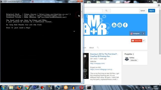 Watching a movie in CMD?! How to [Telnet] смотреть онлайн