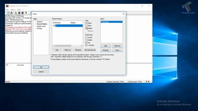 How To Install and Configure Filezilla Server in Windows 10 смотреть онлайн