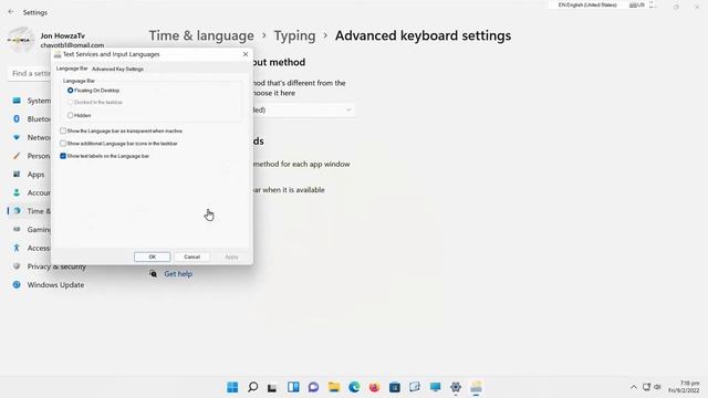 How to Show or Hide the Language Bar in Windows 11 смотреть онлайн