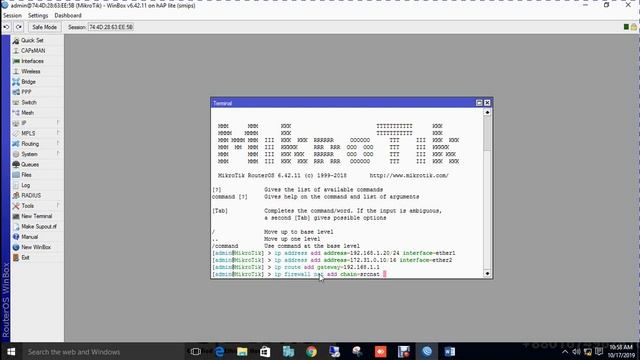 02 Mikrotik Configure with CLI смотреть онлайн
