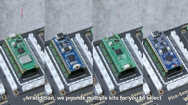 Waveshare Pi Pico Entry-Level Sensor Kit, Include Pico Expansion Board And 15 Modules, All-In-One смотреть онлайн