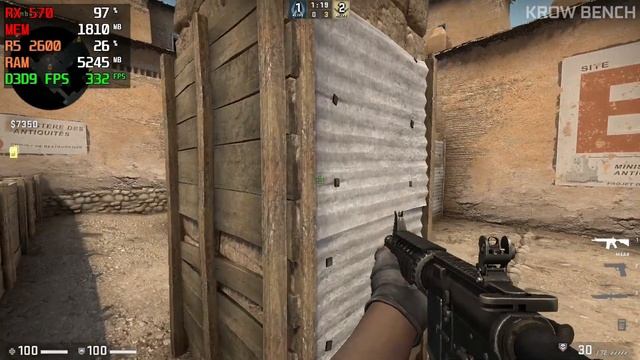 CS:GO 2021 | RX 570 4GB + R5 2600 + 16GB RAM | Custom Settings смотреть онлайн
