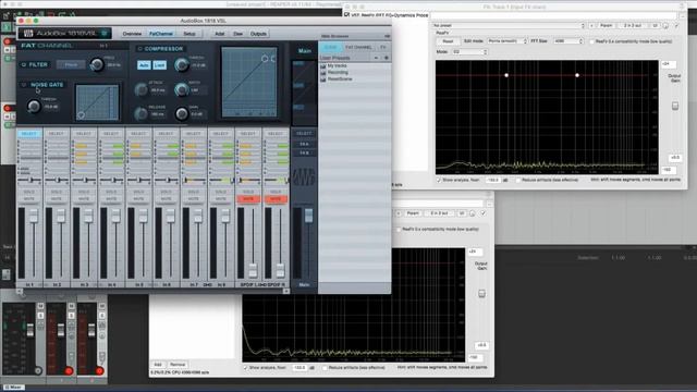 Comparing PreSonus AudioBox 1818VSL Vs Behringer Firepower FCA1616 смотреть онлайн