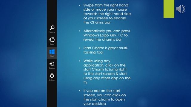 Using Start & Devices Charms in Windows 8 смотреть онлайн