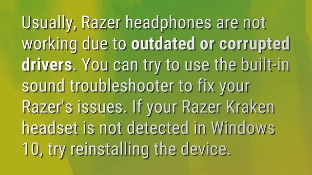 Why is my Razer Kraken not working? смотреть онлайн