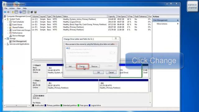 How to change drive letter of hard drive and cd-rom tutorial смотреть онлайн