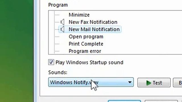 How to change sounds in Windows Vista for Outlook смотреть онлайн
