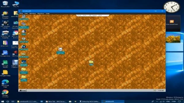 Windows 95 emulator for Windows 10 Part 1