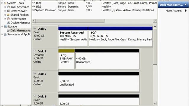 How to create simple volume on a dynamic disc смотреть онлайн