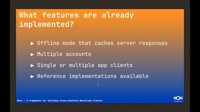 Neon - A framework for building cross-platform Nextcloud clients | Nextcloud Conference 2023 смотреть онлайн