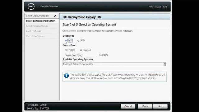 Deploying an Operating System using Lifecycle Controller - Unattended Install method смотреть онлайн