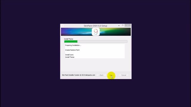 iOS 9 SkinPack for Windows 7/8.1/10 смотреть онлайн