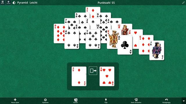 Microsoft Windows Solitaire Collection Pyramid смотреть онлайн