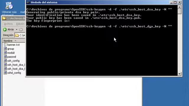 OpenSSH en Windows 2003 Server - Parte IV смотреть онлайн